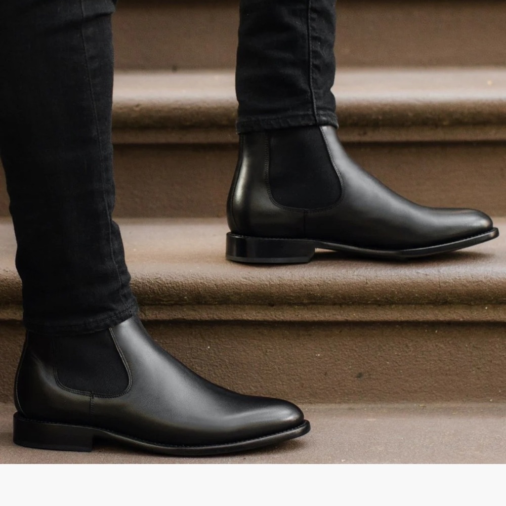 Thursday Boot Company Black Chelsea Boots Cavalier - Picture 7 of 8